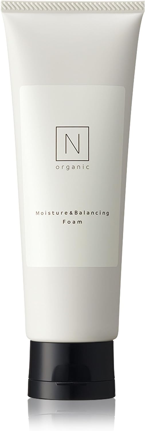 N organic 洗顔フォーム (約2ヶ月分) モイスチュア＆バランシングフォーム ホワイトクレイ 保湿力 濃密泡 汚れを吸着 スイートシトラスの香り 100g エヌオーガニック