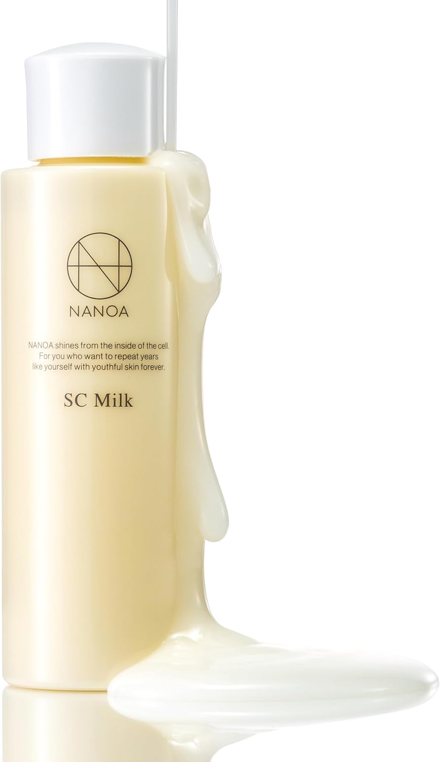 (ナノア)NANOA 乳液 皮膚科医が大注目のヒト幹細胞 ミルク クリーム EGF エイジングケア エクソソーム セラミド ビタミンC誘導体 無添加 日本製… (1個)